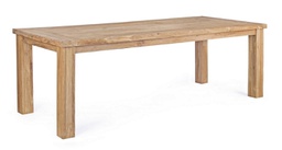 [20041085] Tavolo da giardino in legno teak riciclato 240x100 cm