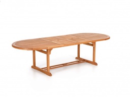 [2017173] Tavolo Allungabile in Legno di Eucalipto 180/240 x 100 cm