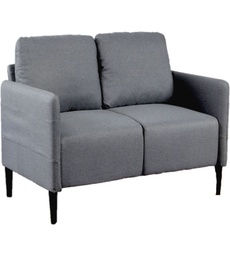 [2014992] Divano 2 posti blu jeans, elegante e confortevole, 135x81x90 cm