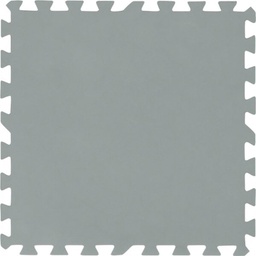[20031819] Piastrelle grigie in polietilene per piscine fuori terra - 9 pezzi, 50 x 50 cm