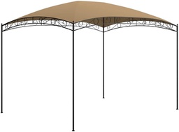 [2018174] Gazebo in Acciaio Resistente con Tende da Sole per Feste all'Aperto - 3x4x2,65m