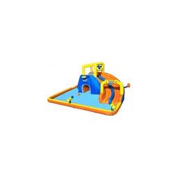 [20031774] Super Speedway Gonfiabile: il parco acquatico per bambini che vi farà volare! - Dimensioni: 5.51 m x 5.02 m x 2.65 m