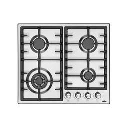 [FZ93250] Samet Piano cottura Efesto Inox 4 fuochi L58xP51