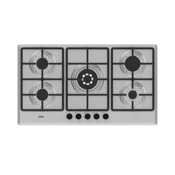 [FZ93245] Samet Piano cottura Apollo 90 inox 5 fuochi L86xP51