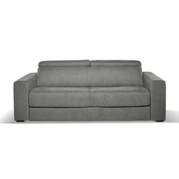 [FZ100090] Divano letto Crien 3 posti con poggiatesta reclinabili colore elephant H83xL205xP97
