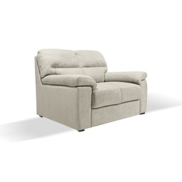 [FZ100084] Divano Alenda 2 posti fisso con piedini quadrati colore beige H98xL160xP92