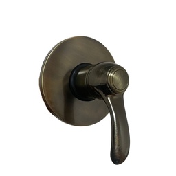[FZ60482] Miscelatore doccia incasso Bologna ottone antico H13.2xL13.2