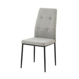 [FZ100427] 4X Sedia da pranzo Adara in tessuto tortora H89xL63.5xP44