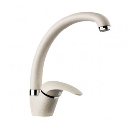[FZ60111] Miscelatore Ginevra canna alta colore avena H23xL30