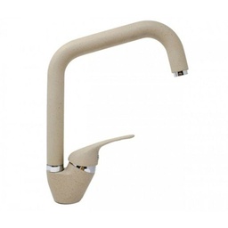 [FZ78903] Miscelatore Como canna alta quadra colore avena H26.3xL20