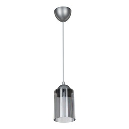 [FZ101422] Lampada da soffitto Optical ASZ1027 con paralume in plastica fumè H67xL10.5
