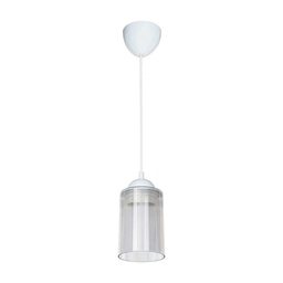 [FZ101424] Lampada da soffitto Optical ASZ1025 con paralume in plastica trasparente H67xL10.5
