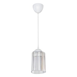 [FZ101444] Lampada da soffitto Optical MDL4125 con paralume triangolo in plastica trasparente H70xL11