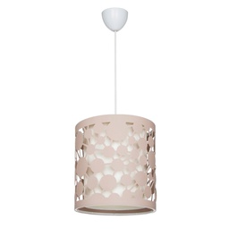 [FZ101447] Lampada da soffitto Summer ASZ1179 con intagli colore beige H76xL23.5