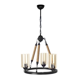 [FZ101367] Lampada da soffitto Lotus ASZ0954 con 3 portalampade H79xL40