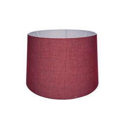 [FZ101488] Paralume Deco MDL3011 in tessuto rosso H24.5xL38