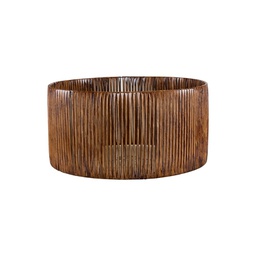[FZ101495] Paralume Roya ASZ1751 in carta intrecciata bamboo H40xL20