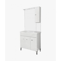 [2012013] Mobile bagno 86x193x50 cm con lavabo e specchio