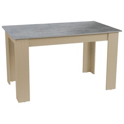 [2000207] Tavolo fisso marrone 130x75x75 cm