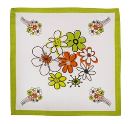 [B0467048] 4x Tovaglioli bouquet 40x40