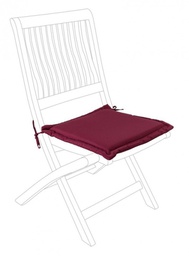[B0806379] 4x Cuscino Bordeaux 42a x 42b x 3h in tessuto