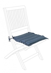 [B0806389] 4x Cuscino trapuntato seduta jeans 42x44x4h