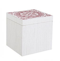 [B0181188] 4x Scatola Barcellona in legno 16x16x16h