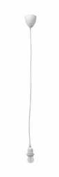 [B0827130] Lampadario E27 bianco 120h in metallo