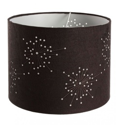 [B0826326] Lampadario paralume nero D.30x24