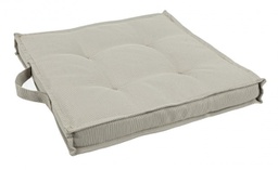 [B0806708] 4x Cuscino quad beige 40x40x4 cm per esterno