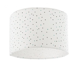 [B0827830] 4x Lampadario paralume optic D.30x20h in tessuto