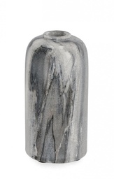 [B0183209] 4x Vaso in marmo grigio D.7,5x15h
