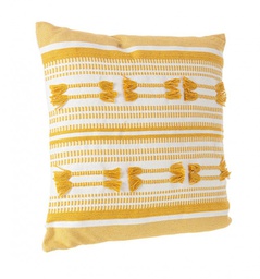[B0463412] 4x Cuscino ocre 45x45 in tessuto