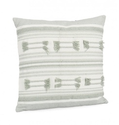 [B0463414] 4x Cuscino verde 45x45 in tessuto