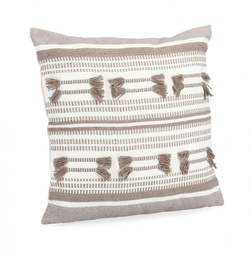[B0463416] 4x Cuscino tortora 45x45 in tessuto