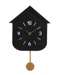[B0182410] 4x Orologio da parete in legno 24x5,5x37,5h