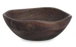 [B0187062] 4x Ciotola decorativa marrone scuro D.20x7h
