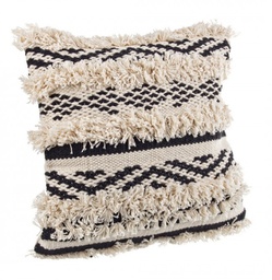 [B0462860] Cuscino Yucatan 45x45 in tessuto nero