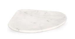 [B0183211] 4x Vassoio decorato in marmo bianco 30x26