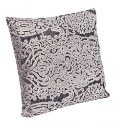 [B0462899] 2x Cuscino Delhi grigio 50x50 in tessuto