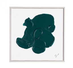 [B0245225] 2x Dipinto c-c trilix verde 30x30x4,5h
