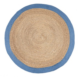 [B0608275] 2x Tappeto naturale azzurro D.120