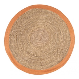 [B0608276] 2x Tappeto naturale arancione D.120