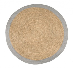 [B0608277] 2x Tappeto naturale grigio D.120 cm