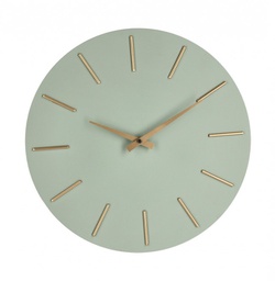 [B0182389] 4x Orologio da parete salvia D.40x5h in legno