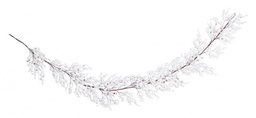 [B0932877] 4x Bacche bianco ghiacciato h180