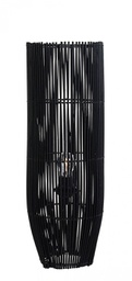 [B0827980] 4x Lampada terra nera D.20x61h in fibre naturali
