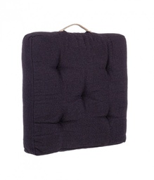 [B0463954] 3x Cuscino pavimento 60x60x10h tessuto nero