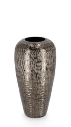 [B0184256] 2x Vaso antracite D.16x31h in metallo
