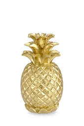 [B0130052] 4x Decorazione ananas oro D.17x30h